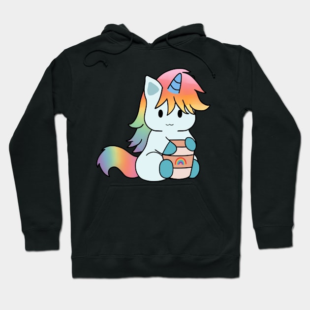 Unicorn Coffee Hoodie by BiscuitSnack